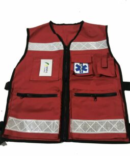 CHALECO PARAMEDICO ROJO