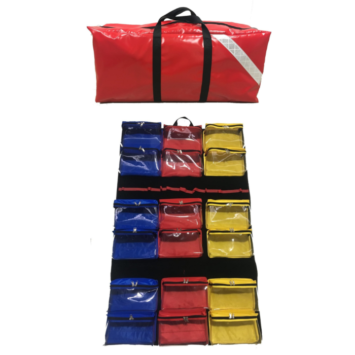 panel multibolsillos grande